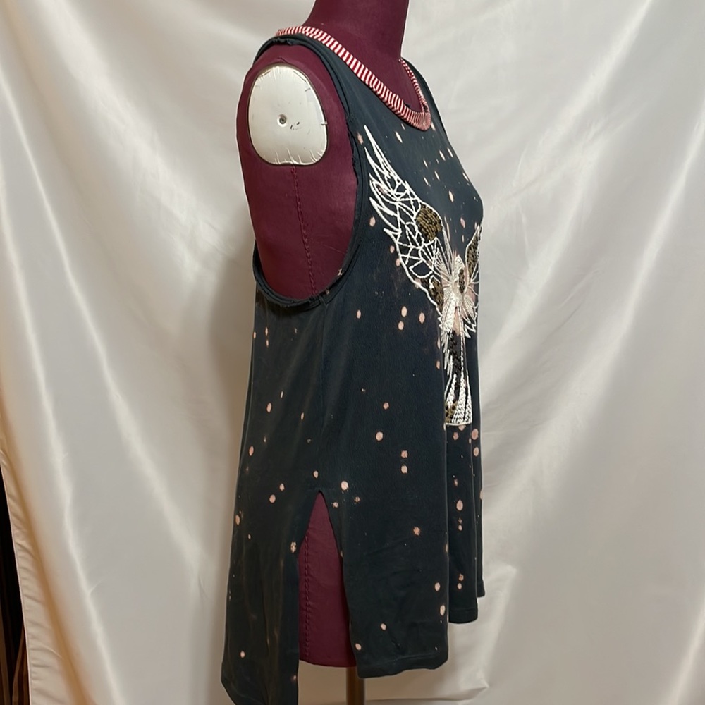 Free People Beaded Razorback Tunic size Medium - Picture 7 of 10